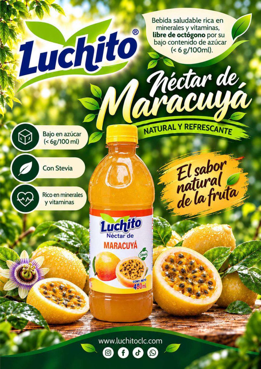 Publicidad original Luchito Néctar de Maracuyá