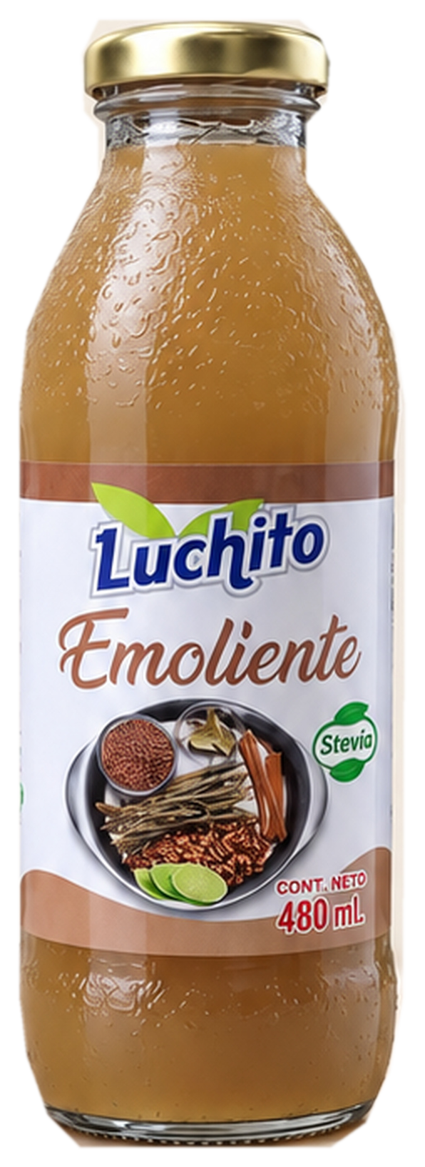 Emoliente Luchito en vidrio