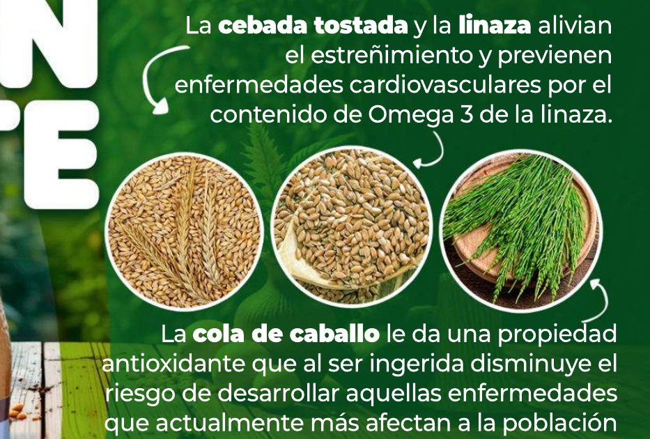 Ingredientes naturales del emoliente